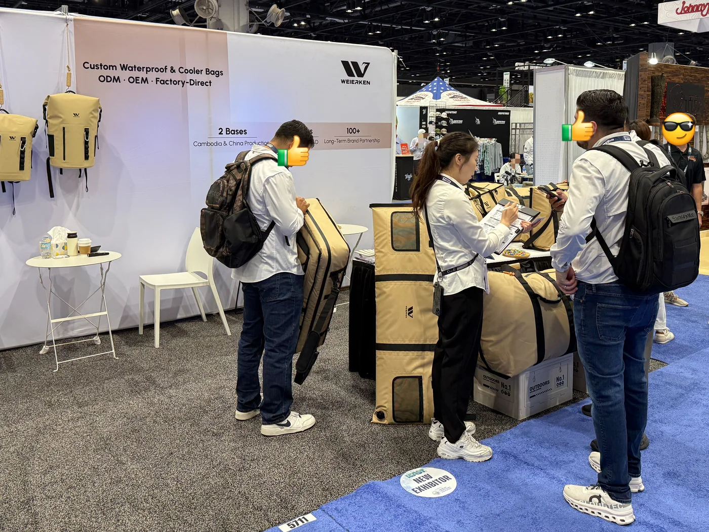 Weierken bags at the exhibition