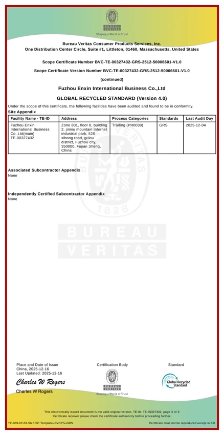 GRS Site Appendix